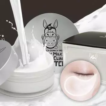 Elizavecca Donkey Milk EGF Cling Eye Patch 70 г (60 листов / 30 пар)
