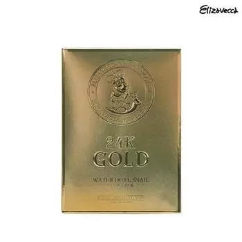 Elizavecca Milky Piggy 24K Gold Water Dual Snail Mask Pack 10 листов (2 разных количества) 1