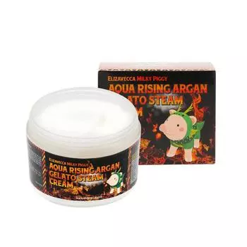 [ELIZAVECCA] Milky Piggy Aqua Rising Argan Gelato Steam Cream 100g