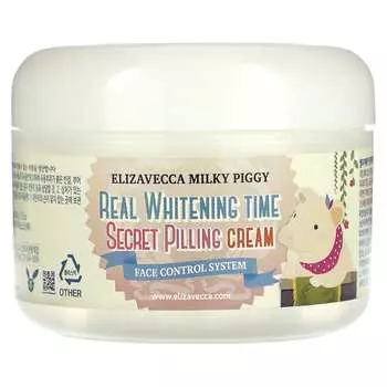 Elizavecca, Milky Piggy, Secret Peeling Cream, Face Control System, 100 g (3.53 oz)