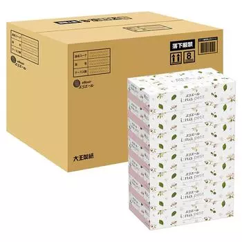 Elleair petit tissue 150 пар x 84 упаковки ina [корпус продукта] белый