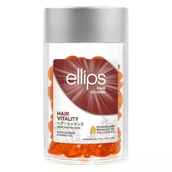 Ellipse Hair Vitamin Hair Vitality с женьшенем и медом 50 шт., 50 мл, 1 шт.