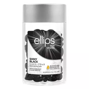 Ellipse Hair Vitamin Shiny Black с маслом калины и алоэ вера 50 шт., 50 мл, 1 шт.