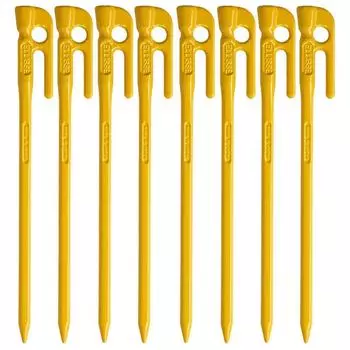 ELLISSE Кованый колышек Elisse Stake 28 см с желтым порошковым покрытием, набор из 8 шт. СДЕЛАНО В ЯПОНИИ MK-280YL