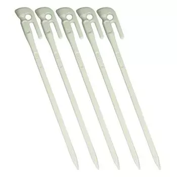 ELLISSE Кованый колышек Elisse Stake 28 см, белое порошковое покрытие, набор из 5 шт., сделано в Японии MK-280WH белый