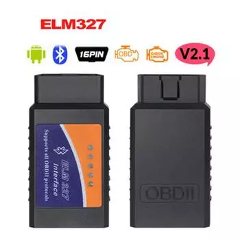 ELM327 Bluetooth автомобиль OBD2 OBDII неисправности двигателя диагностический сканер адаптер считыватель чёрный