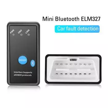 Elm327 Bluetooth Obd2 V1.5 Автомобильный диагностический инструмент Мини Elm 327 V 1.5 Obd сканер Obdii адаптер Автодиагностический инструмент для Android