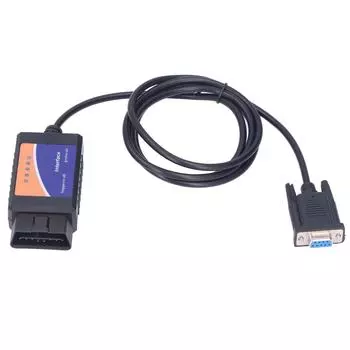 ELM327 COM-порт DB9 Женский 25K80 Диагностический инструмент Светодиодный индикатор для DOS для Windows с компакт-диском