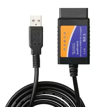 ELM327 USB V1.5 OBD2 сканер с CD руководством: Детектор неисправностей автомобиля No