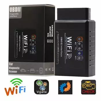 Elm327 Wi-Fi Obdii автоматический автомобильный диагностический сканер сканер для Ios Android
