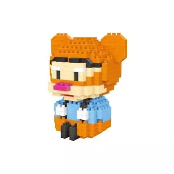 Elno Nanoblock Cutie Baby Tiger 293LN, разные цвета, популярные корейские игрушки