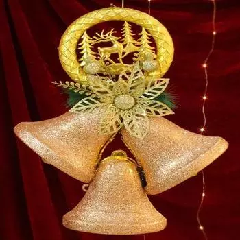 елочные украшения, настенные, дверные, большие колокольчики, подвесные елочные украшения