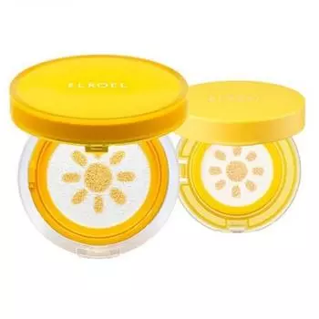 Eloel 1-second correction Padefree tone-up sun cushion basic product 15g + mini 8g, 1 set, 23g