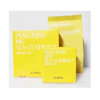 Eloel Pangpang Big Sun Cushion 25g main product + 25g refill + 8g mini, 1 piece