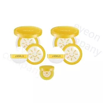 Eloel Pangpang Big Sun Cushion S8 состоит из 2 основных продуктов + 2 сменных блоков + 1 мини-продукта