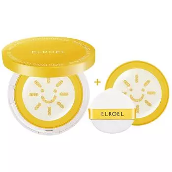 Солнцезащитная кушонка Eloel Sun Cushion Season 8 Pangpang Big Smile Sun Cushion S8 оригинал + сменный блок, 1 набор