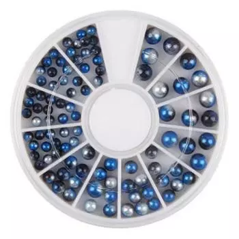 ELP Korea Eco накладки для ногтей, темный жемчужный пузырь, 1 шт.