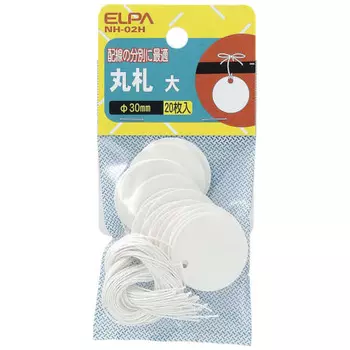 ELPA Большая круглая купюра 30 мм 20 листов фибровой бумаги NH-02H