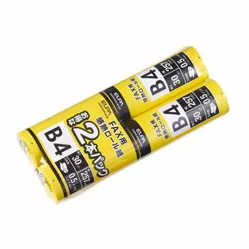 ELPA FAX roll paper copy paper B4 inch 30m 2 pack 0.5 FXR0530N-B42P