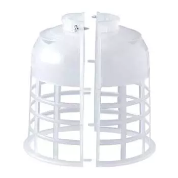 ELPA Polyguard Light Bulb Lighting Cover 2 Pieces White PG-2(W)