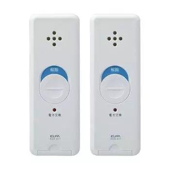 ELPA Window Pita Alarm с датчиком удара, тип 2P, белый ASA-S11-N2P(W)
