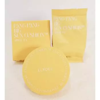 ELROEL National Sun Cushion Pangpang Big Sun Cushion Original 25g+Refill ELROEL S8 Smile Sun Cushion SPF50+ PA++++ Original [25g], 2 sets