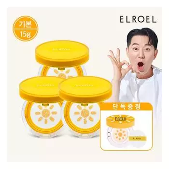 [ELROEL] Padefree sun cushion 15g full product + 3 mini sun cushions free_ELROEL, 1 piece