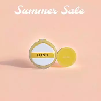 ELROEL Pangpang Sun Cushion Smile Big Cushion S8 Сменный блок 25 г + Mini 8 г (SPF50 + PA ++++), 1 шт, 33г