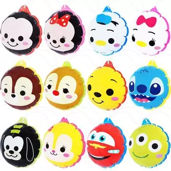 Elsie Disney face round air 22 шт. 2 игрушечных рыболовных персонажа приз фестиваля 6222 йо-йо + запчасти/вода