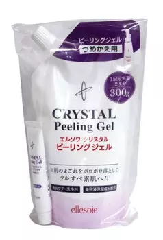Elsoie Cosmetics Crystal Peeling Gel 300 г 10 г в отшелушивающем контейнере, содержащем косметические ингредиенты, которые заботятся о лучшей эффективности затрат