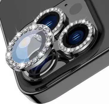ELYBYYLE для iPhone 16 pro пленка для камеры для iPhone 16 pro iPhone 16 защитный чехол для объектива камеры для iPhone 16 закаленный черный переэкспонированный алюминий