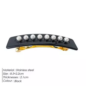 eManco Fashionable and Glamorous Two Styles Pearl Side Clips Tidy Up Your Hair Daily Home Hair Accessories For Sale Size fits all