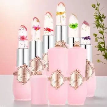 emaymei Прозрачная увлажняющая помада-желе с эффектом изменения цвета Помада-цветок с эффектом теплого изменения