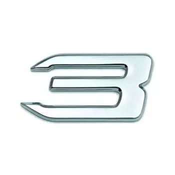 Emblem glued to the rear.