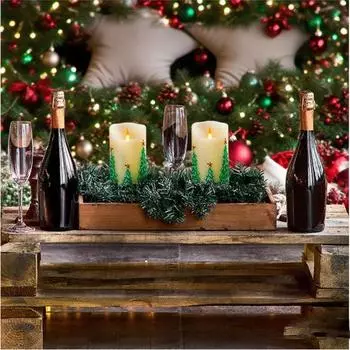 Embossed LED Electronic Candles, Paraffin Candles, Dancing Flame Heads, Weddings, Birthdays, Romance One Size