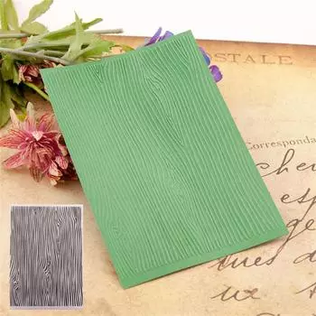 Embossing Folder, Woodgrain Backroung Paper Card Embossing Stencil For Card Making DIY Scrapbook Photo Album Craft EM235 One Size чёрный
