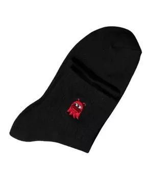 Embroidered Ankle Pile Ankle One Animal 13 [Wego] Socks, Socks, Socks, Point, Girly, School, Simple, Student, Gift, Present, Women s, 23-25cm, F,