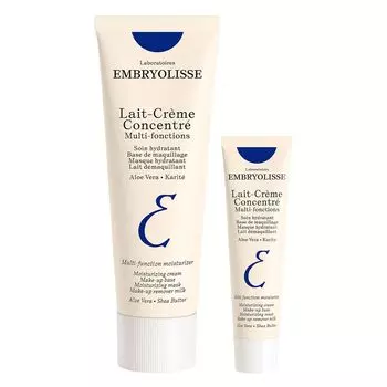 Embryolisse Увлажняющий крем для лица Увеличить набор Увлажняющая основа под макияж Предотвращение сухости кожи Блестящая кожа Уход за кожей [Оригинальный продукт] 75 мл+15 мл