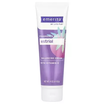 Emerita, Estriol Balancing Cream, с витамином Е, без отдушек, 112 г (4 унции)