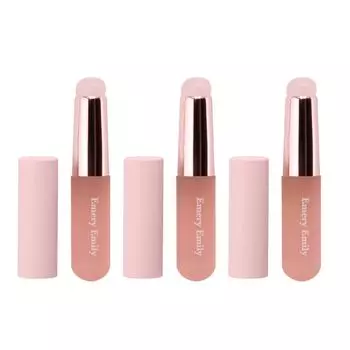 Emery Emiliy Silicone Lip Brush Set of 3 with Cap Lip Brush Lip Makeup Lip Lipstick Brush Gradient Lip Emery Emiliy