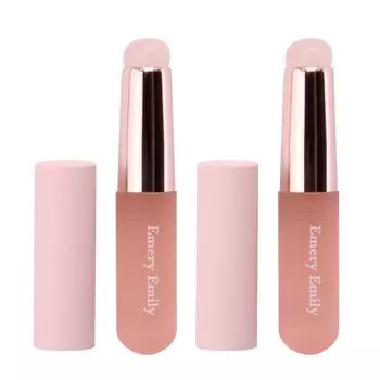 Emery Emiliy Silicone Lip Brush Set of 2 with Cap Lip Brush Lip Makeup Lip Lipstick Brush Gradient Lip Concealer Brush Blending Brush Emery Emiliy