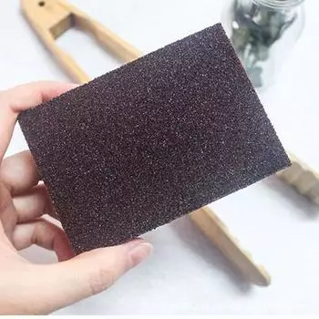 Emery Sponge Kitchen Scrubber: Rust Removal & Degreasing Pad for Pots and Dishes