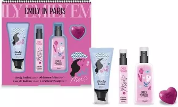 Emily In Paris Shine Collection Coffret Cadeau Pour Femme TU прозрачный