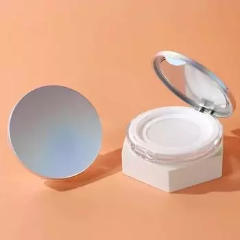 Емкость 3 г. Баночка для рассыпчатого порошка. Пластиковый пустой чехол для порошка. Многоразовая коробка для порошка. Подарок.