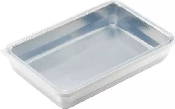 Емкость для гарнира большая 2250 мл YJ2347 серебряный