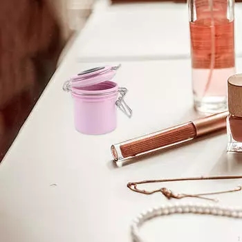 Емкость для хранения ресниц, принадлежности для наращивания ресниц, герметичная банка Beauty розовый