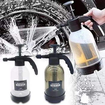 Емкость для мойки автомобиля емкостью 2 л, распылительная емкость, кастрюля, ручной генератор жидкости для мойки автомобилей, ручная распылительная емкость для автомойки высокого давления One Size чёрный
