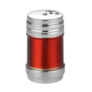 Емкость для специй из нержавеющей стали, переносные органайзеры для приправ, контейнеры, бутылочки для специй с вращающейся крышкой Red