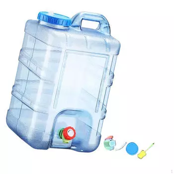 Емкость для воды с краном для питья, толстый кувшин для хранения емкостью 28 л No Spare Faucet