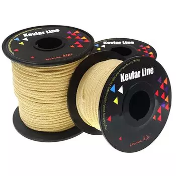 emma kites Kevlar Line Kevlar Fiber 160 кг 350 фунтов x 31 м Кевларовый шнур Высокопрочный износостойкий огнестойкий шнур общего назначения для походов